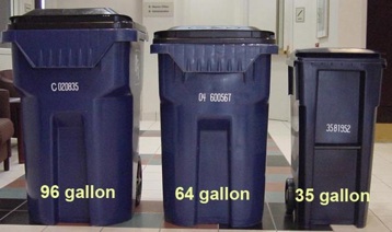 96 Gallon Trash & Recycling Container